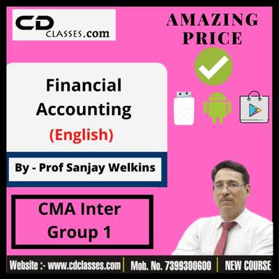 CMA Inter Group 1 Financial Accounting (In English)